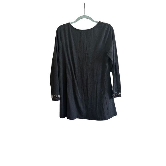 Monroe Main Size L Aztec Southwest Long sleeve Top - Picture 2 of 5